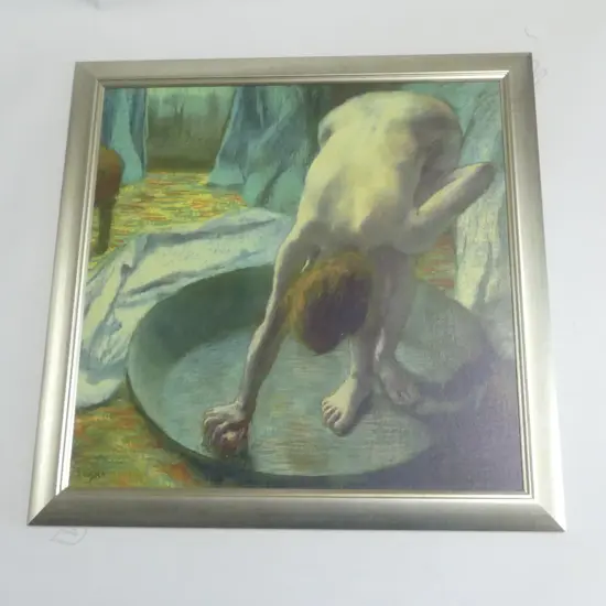 DEGAS CANVAS PRINT, 'WOMAN IN A TUB' 685x685mm