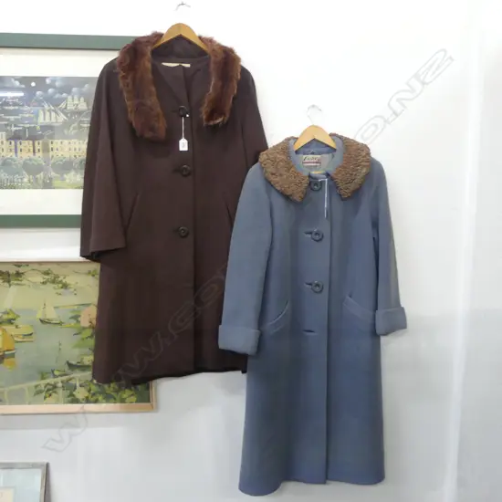 2 VINTAGE WOMANS COAT