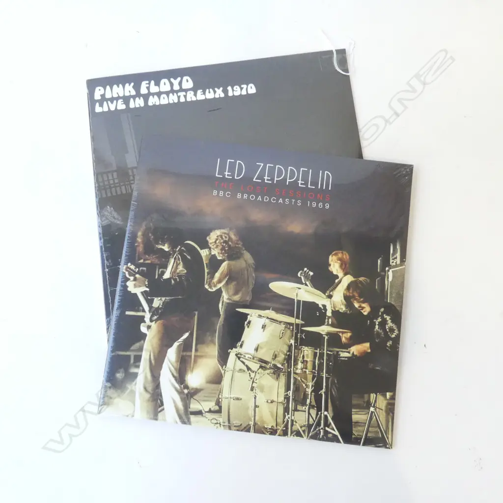 2 SEALED DOUBLE LP RECORDS; PINK FLOYD, LED ZEP Image 1++