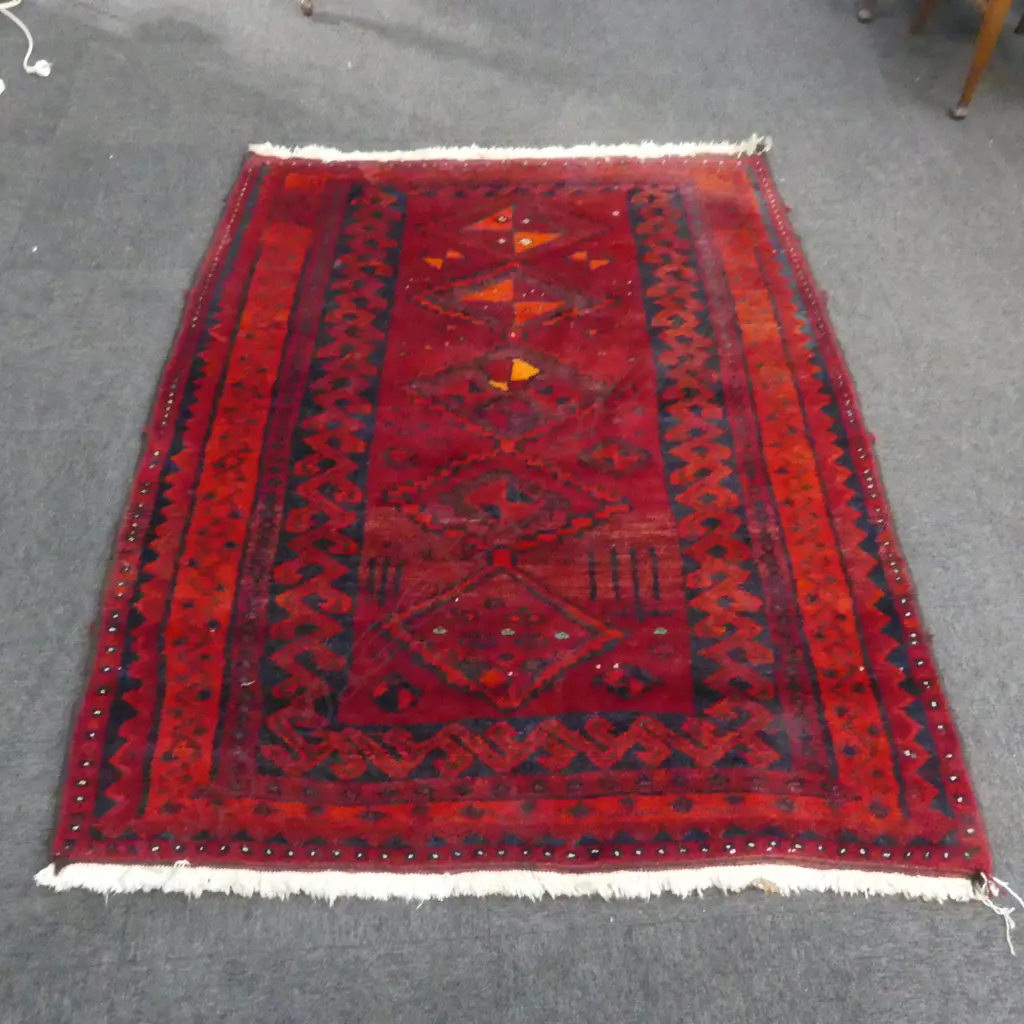 HAND KNOTTED WOOL PILE IRANIAN RUG 1780x1420mm Image 1++