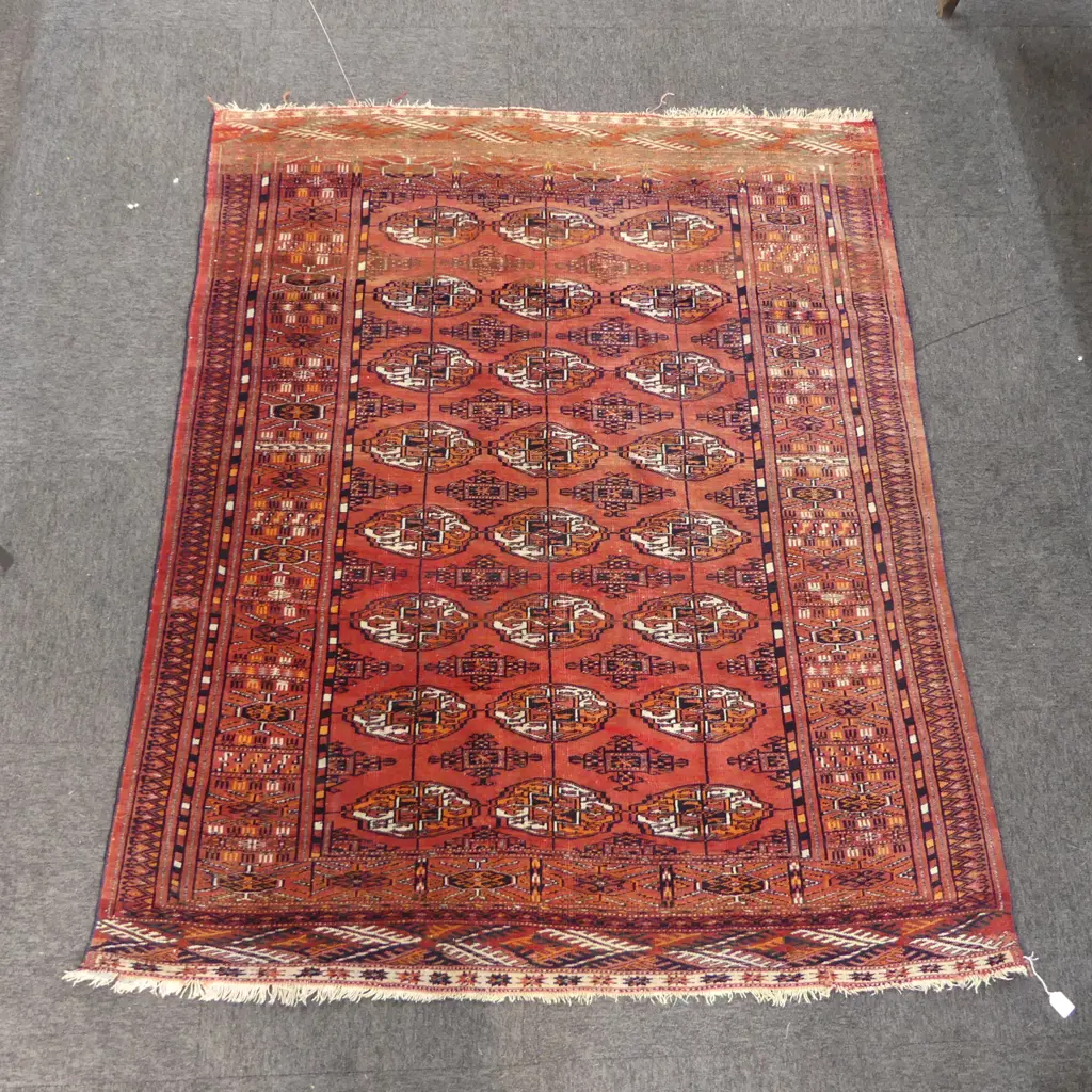 HAND KNOTTED WOOL PILE RUG 1650x1415mm Image 1++