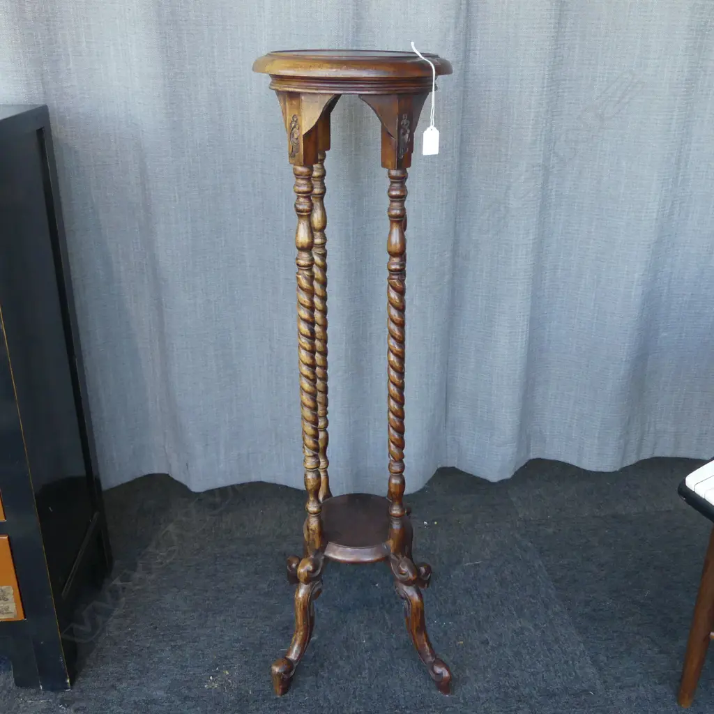 BARLEY TWIST PLANT STAND H.1025mm Image 1++