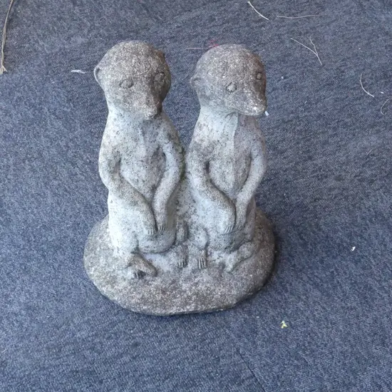 CONCRETE MEERKAT GARDEN STATUE H.340mm
