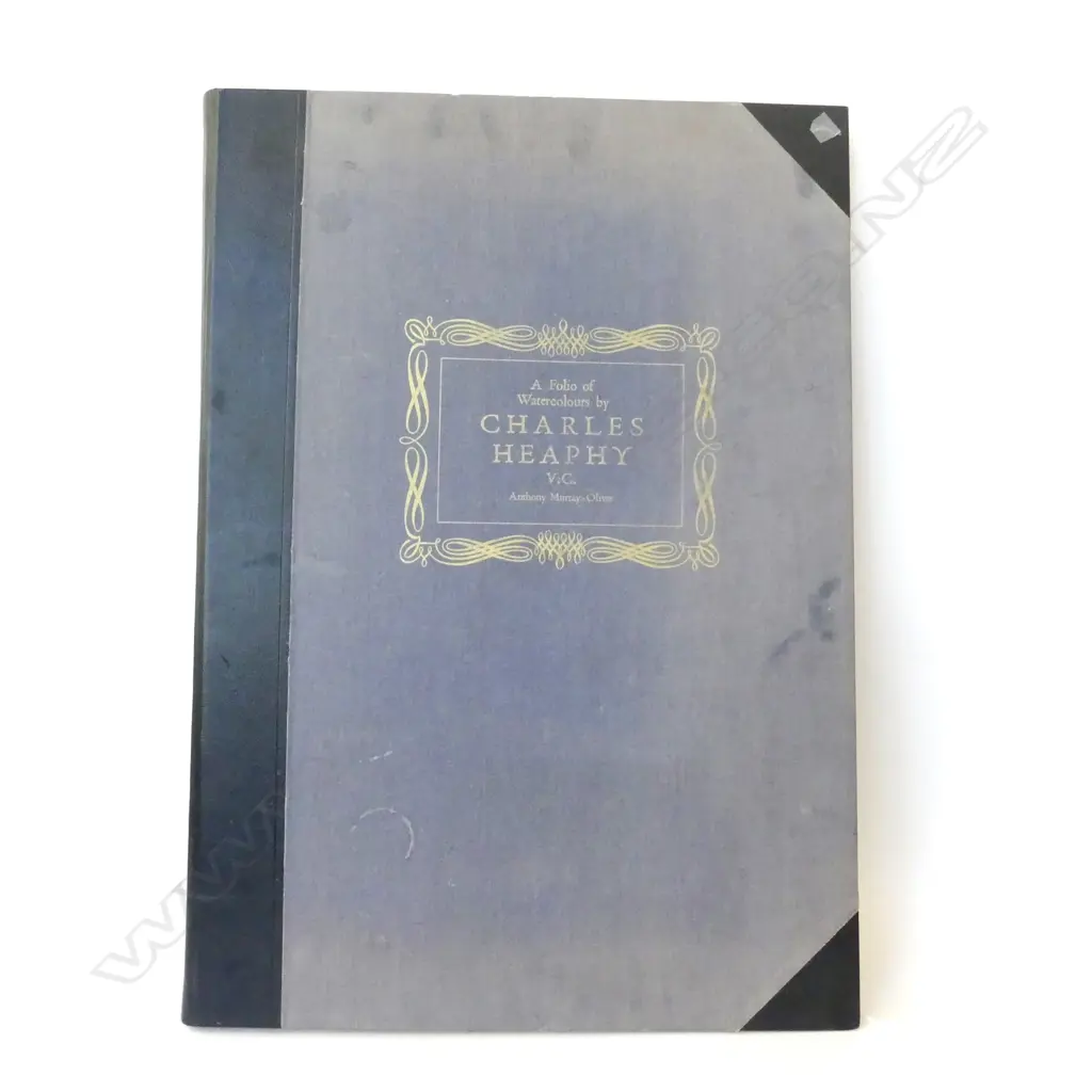 CHARLES HEAPHY LARGE FOLIO OF WATERCOLOURS, DIM.730 x 510mm Image 1++