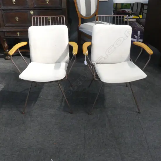 PR RETRO 1970s ARIES 'ASTRON' WIRE CHAIRS