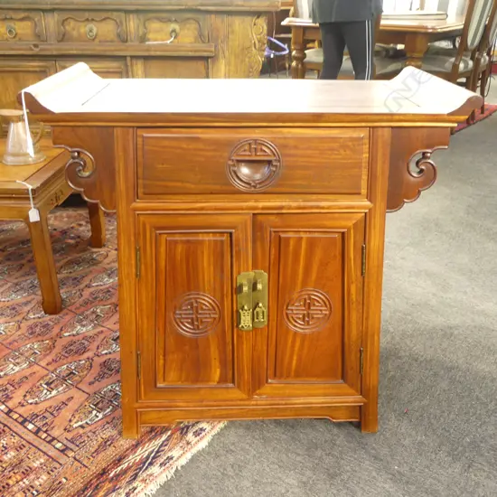 ORIENTAL HARD WOOD CABINET 745x355x740mm