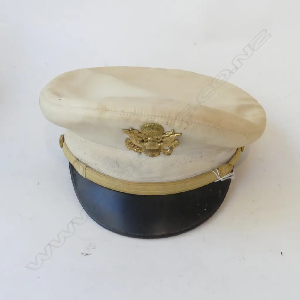 VINTAGE AMERICAN NAVY CAP, DIA.260mm Image 1++