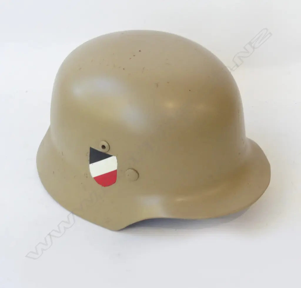GERMAN REPRODUCTION WWII AFRICA KORP STEEL HELMET, DIA.280mm Image 1++
