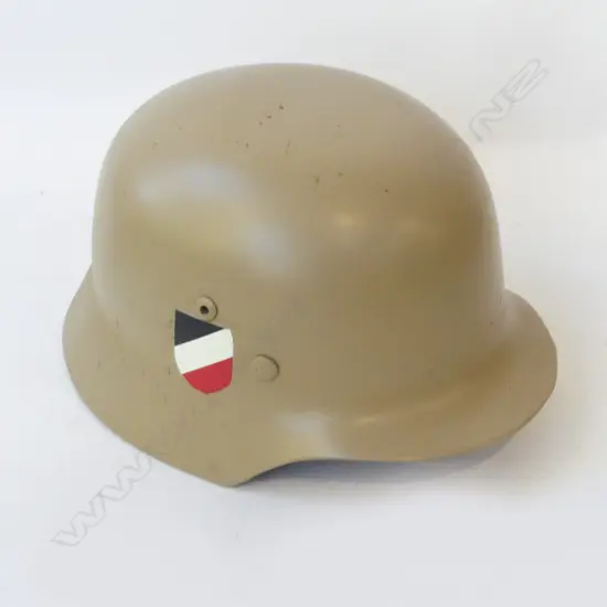 GERMAN REPRODUCTION WWII AFRICA KORP STEEL HELMET, DIA.280mm
