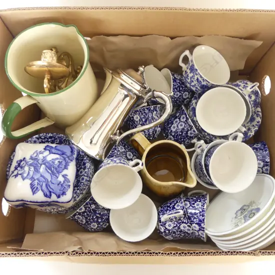 ASST. BURLEIGH WARE CALICO C/S, ETC