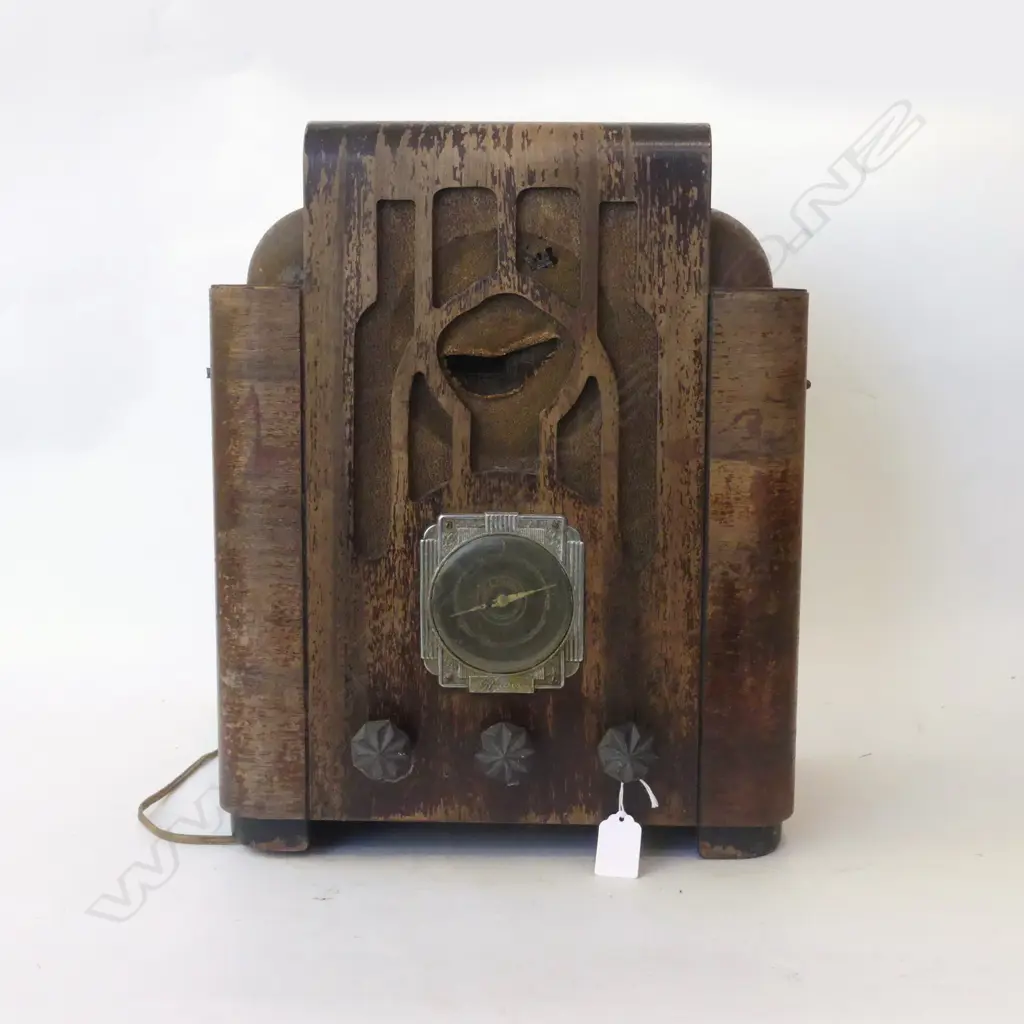 VINTAGE DECO RADIO AF H.410mm Image 1++