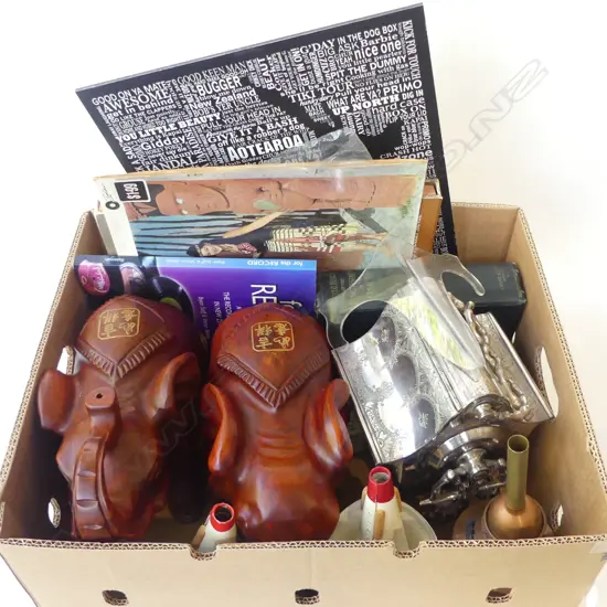 3 BOOKS INCL. THE LAST TATTOOED MAORI WOMEN, GUIDE KIRI'S EP, PR WOODEN ELEPHANTS ETC