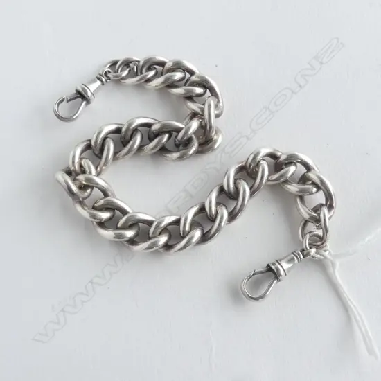 STG SILVER CHAIN BRACELET L.235mm 55gms