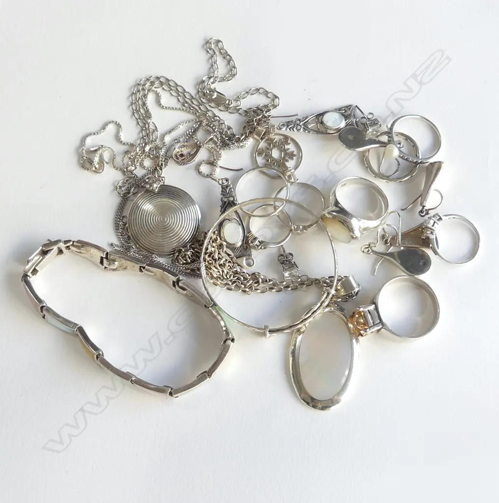 ASST. 925 SILVER JEWELLERY 97gms Image 1++