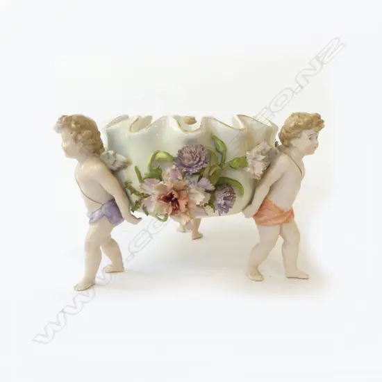 19thC MEISSEN BOWL H.160mm, 250mm dia