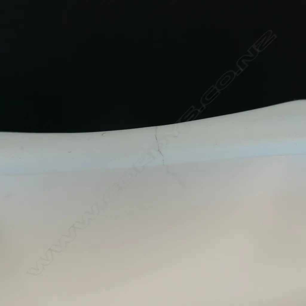 CREAM CROWN LYNN  VASE, SHAPE No.668, L.330mm, SM CRACK TO RIM Image 1++