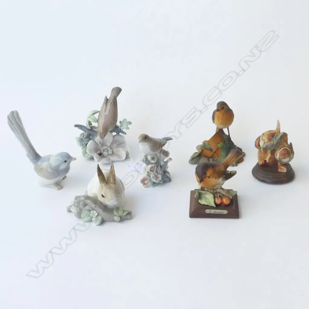 4 LLADRO (3 BIRDS + RABBIT) FAULTS + 3 OTHER Image 1++