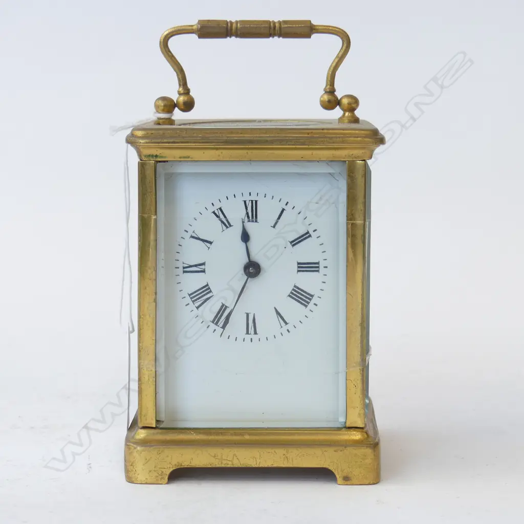 ANTIQUE FRENCH CARRIAGE CLOCK H.120mm some faults Image 1++