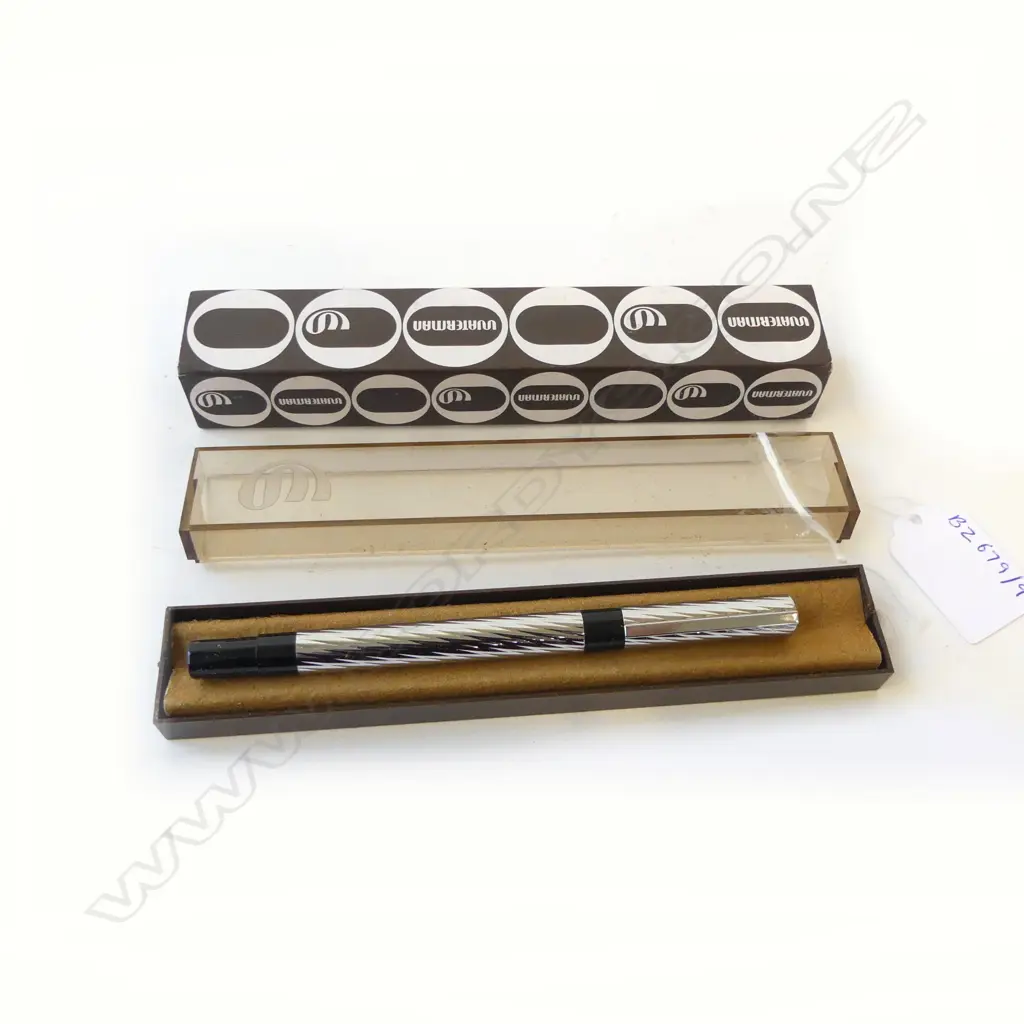 RETRO WATERMAN FIBRE NIB PEN IN BOX AS NEW Image 1++