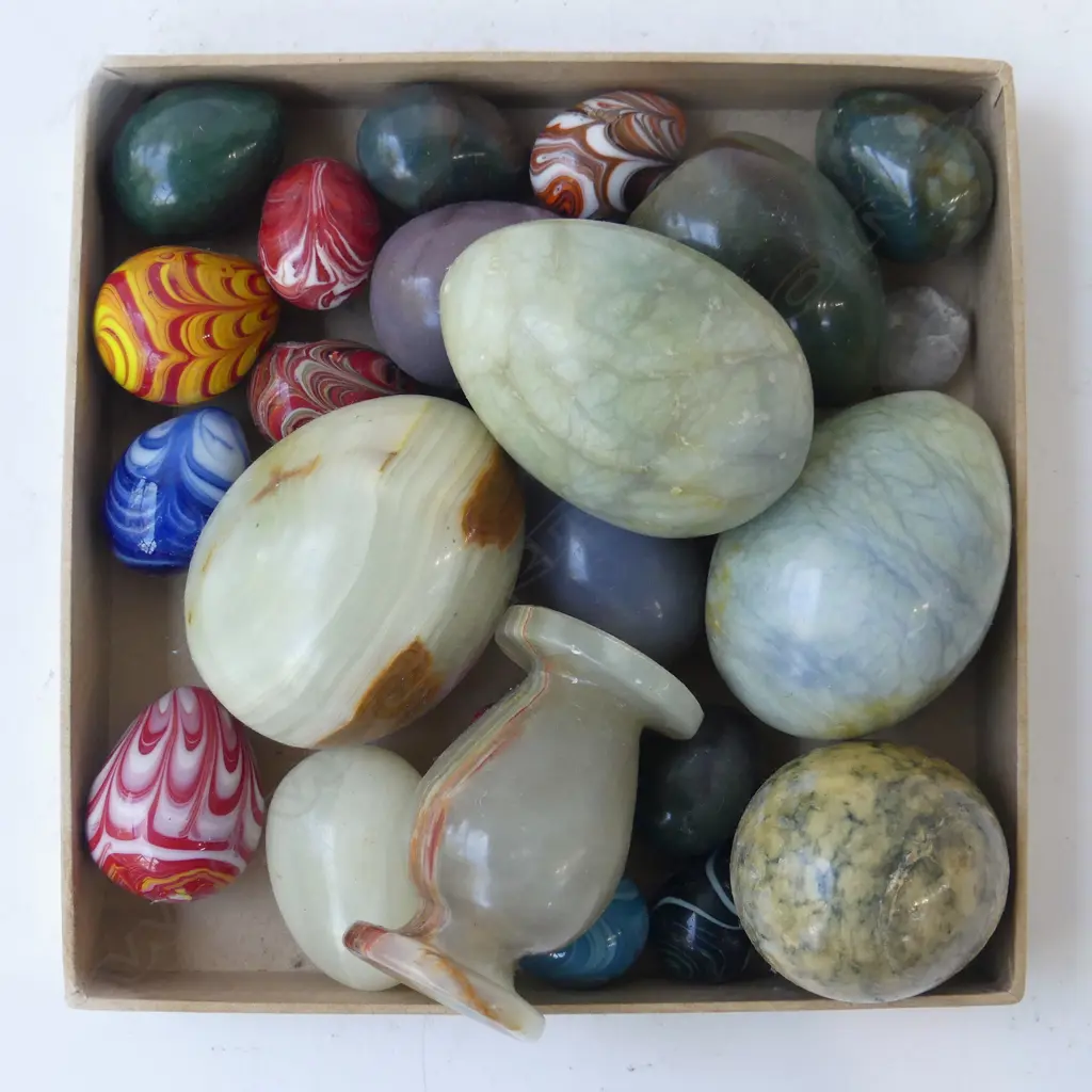 ASST. POLISHED STONE EGGS ETC Image 1++