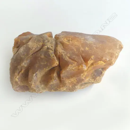 LARGE KAURI GUM BOULDER semi polished 230 x 140 x 100mm. 1.666kgs **   RTV **