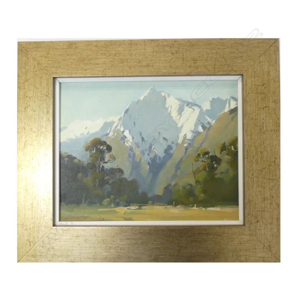 BRENT TROLLE 'COOL DAWN, STYX RIVER' (CAIRN PK) OIL ON BOARD 220x270mm Image 1++