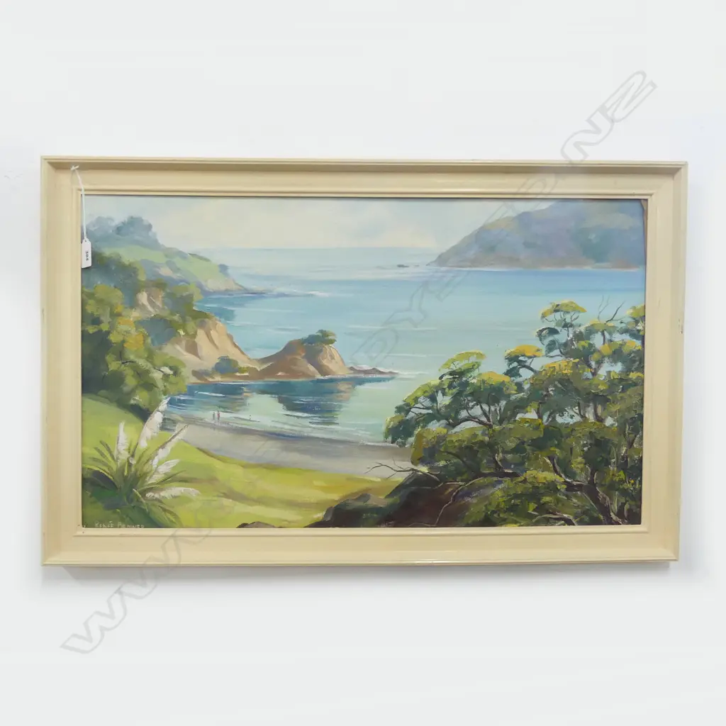 RENEE BENNER, HARBOUR VIEW, OIL ON BOARD, 500 x 780mm Image 1++