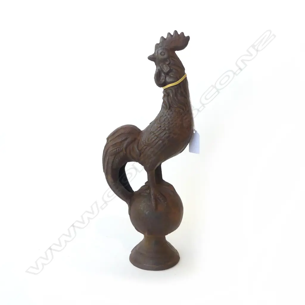  VICTORIAN CAST IRON ROOSTER H350MM Image 1++