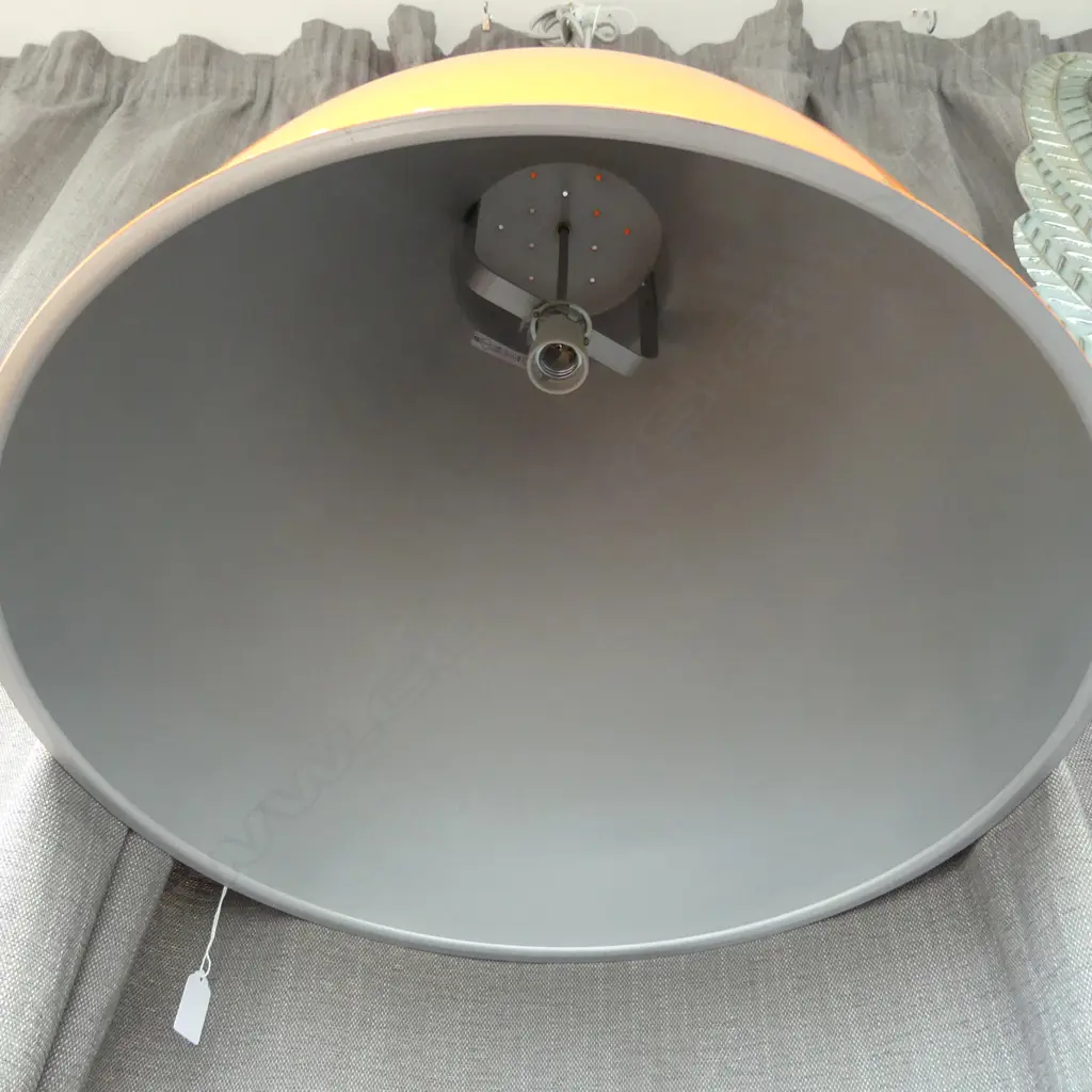 LG ORANGE LIGHT FITTING - JIELDE FRANCE H.600mm, 545mm dia Image 1++