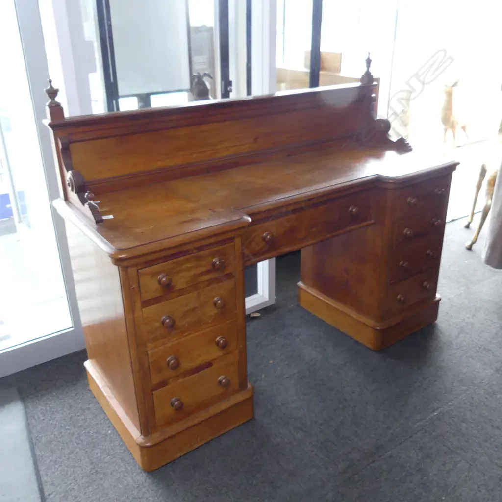 COLONIAL KAURI DOUBLE PEDESTAL DESK 1500 x 540 x 1140mm (see long description for history) Image 1++