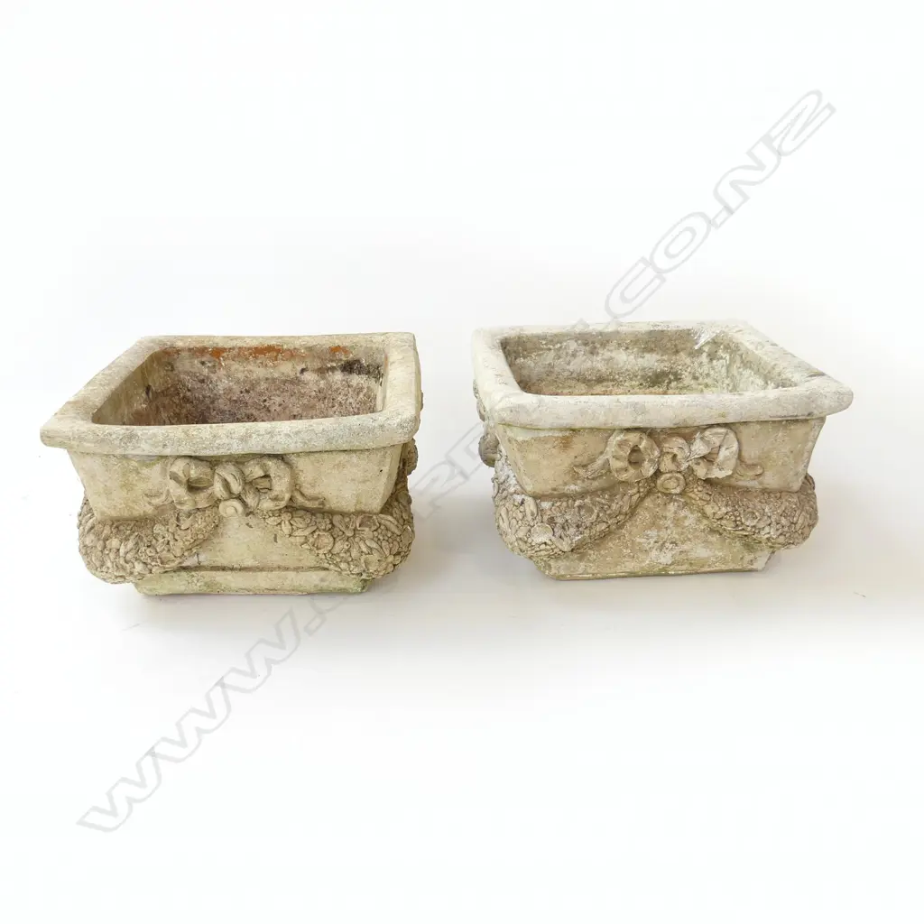 PR CONCRETE PLANTER POTS 250x250x150mm Image 1++