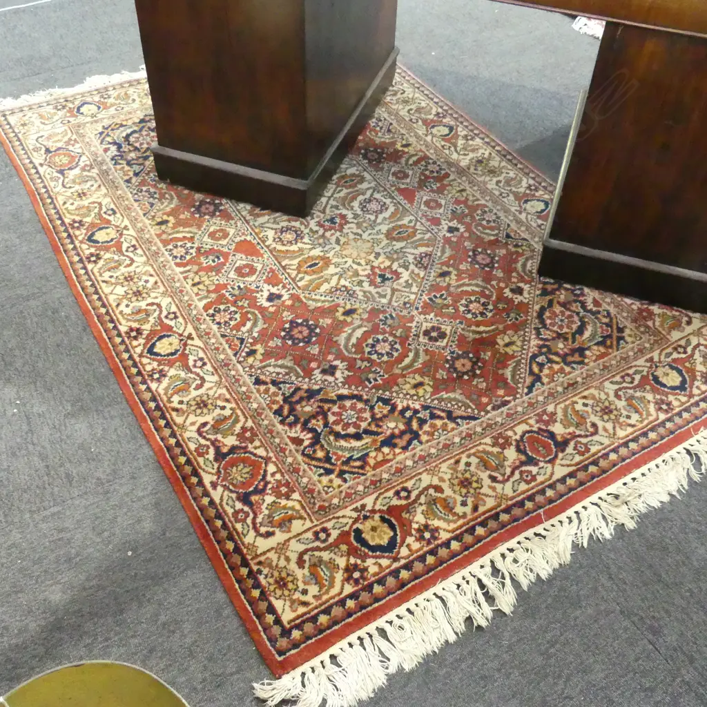 HAND KNOTTED WOOL PILE RUG 1800x1200mm Image 1++