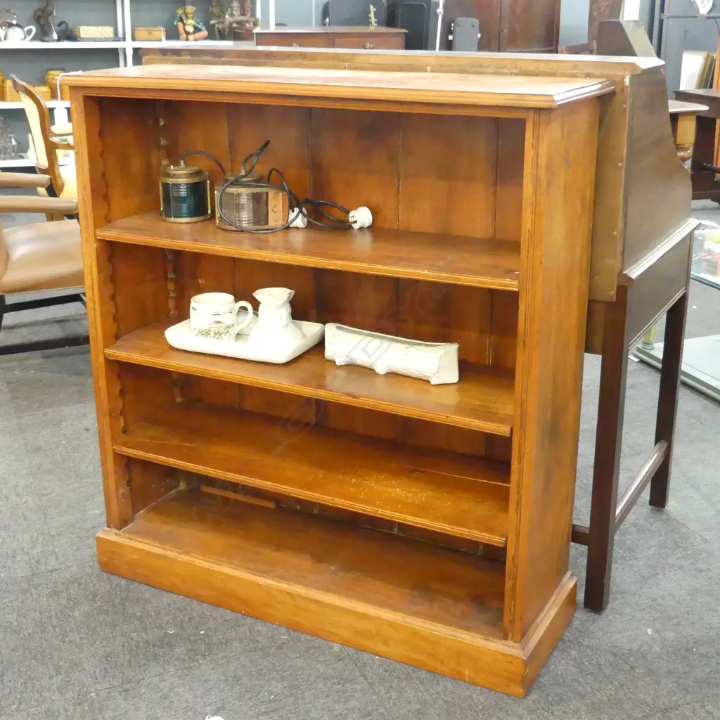 WOODEN ADJUSTABLE BOOKSHELVES 1065x340x1135mm Image 1++
