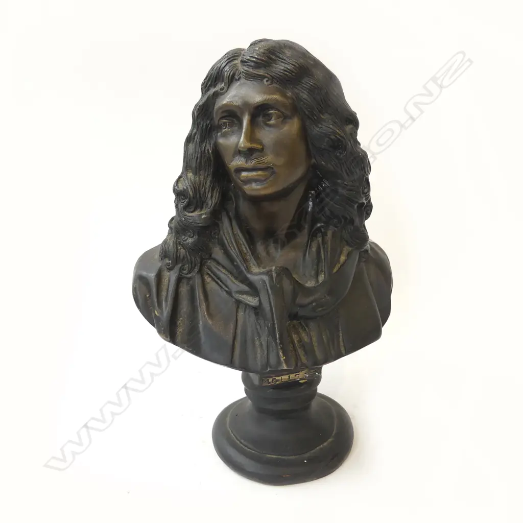 METAL BUST OF MOLIERE H.290mm Image 1++