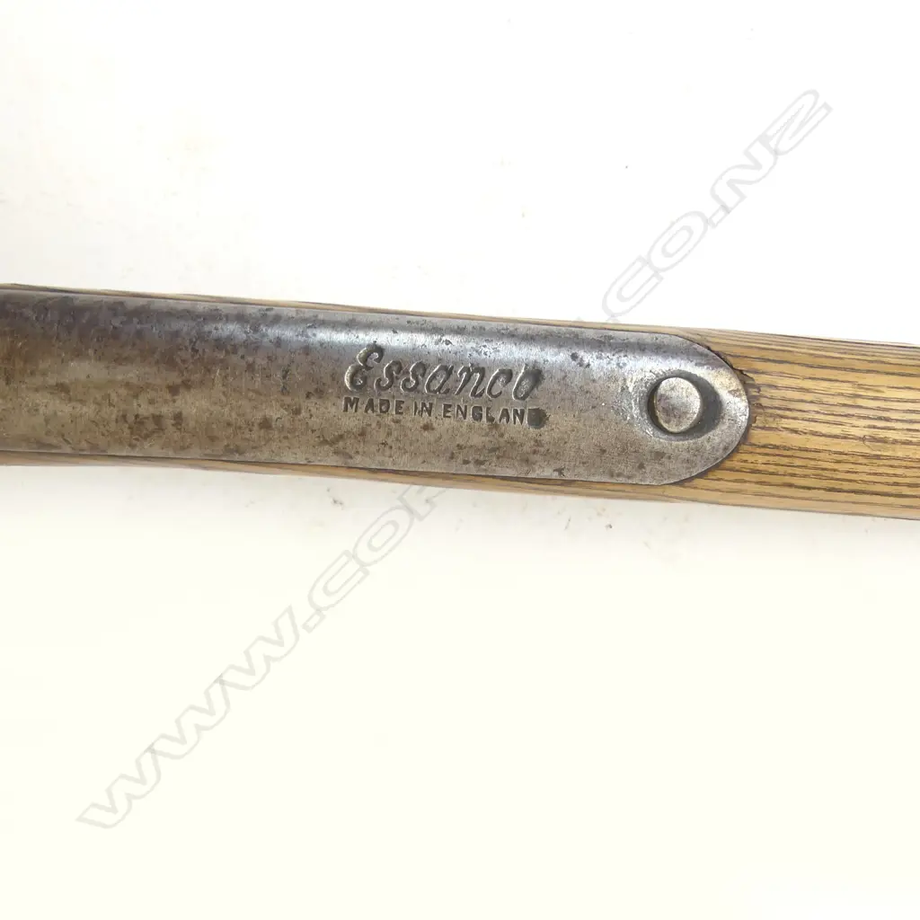 VINTAGE ENGLISH ‘ESSCANO’ BY C.T SKELTON GARDEN FORK FORGED STEEL & OAK L.1050MM Image 1++