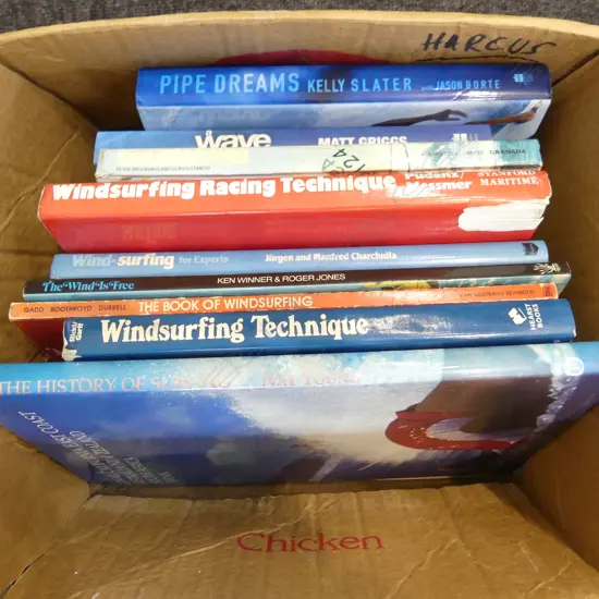 BOOKS; SURFING & WIND SURFING