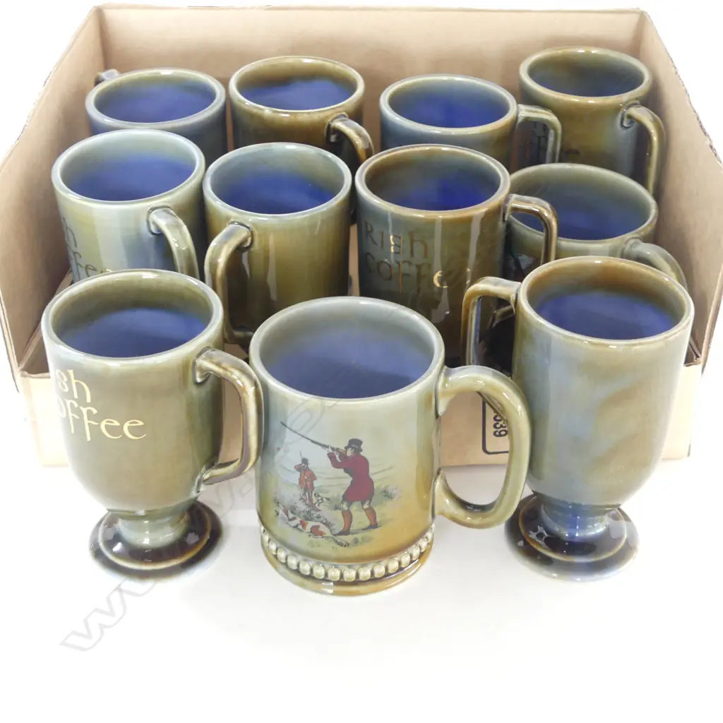 COLLECTION IRISH WADE PORCELAIN COFFEE MUGS Image 1++