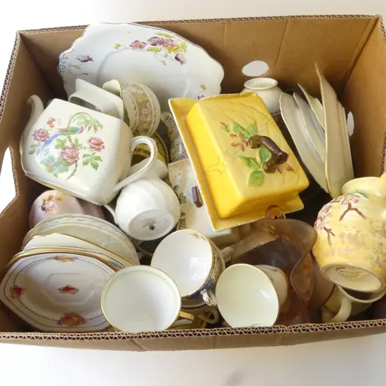 ASST. CHINA; CHEESE WEDGE ETC