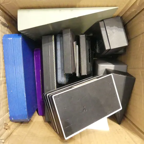 ASST. JEWELLERY BOXES & DISPLAYS ETC