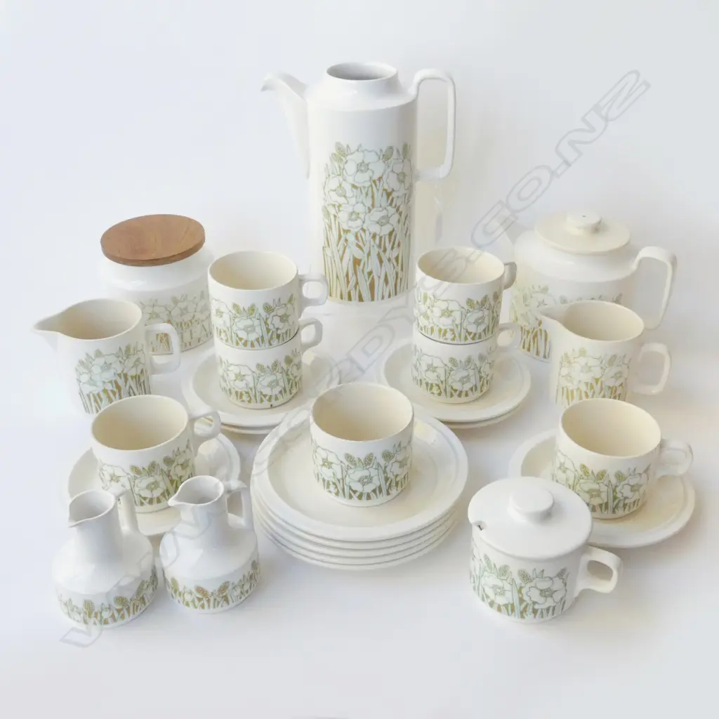 HORNSEA 'FLEUR' COFFEE / TEA SET - COFFEE POT NO LID Image 1++