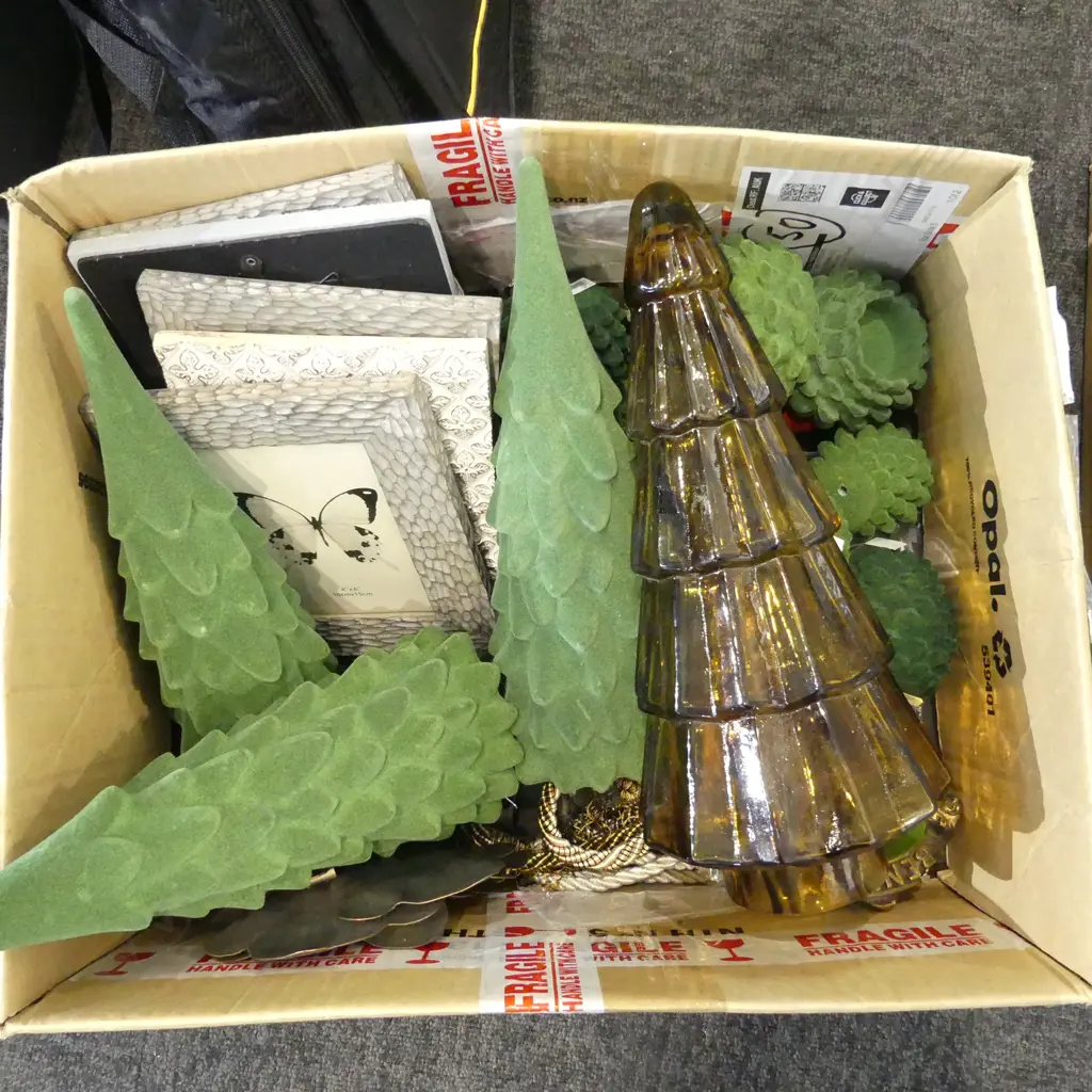 ASST. XMAS TREES, PHOTO FRAMES ETC Image 1++