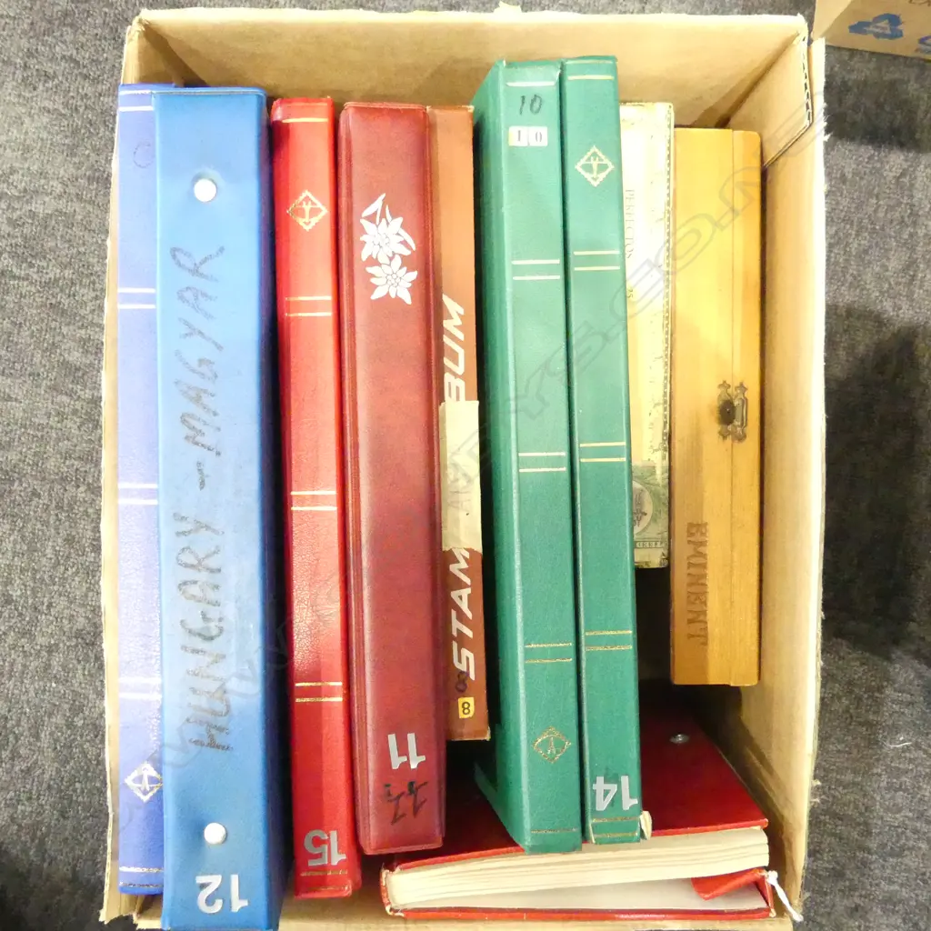 WORLD STAMP ALBUMS + LOOSE STAMPS Image 1++