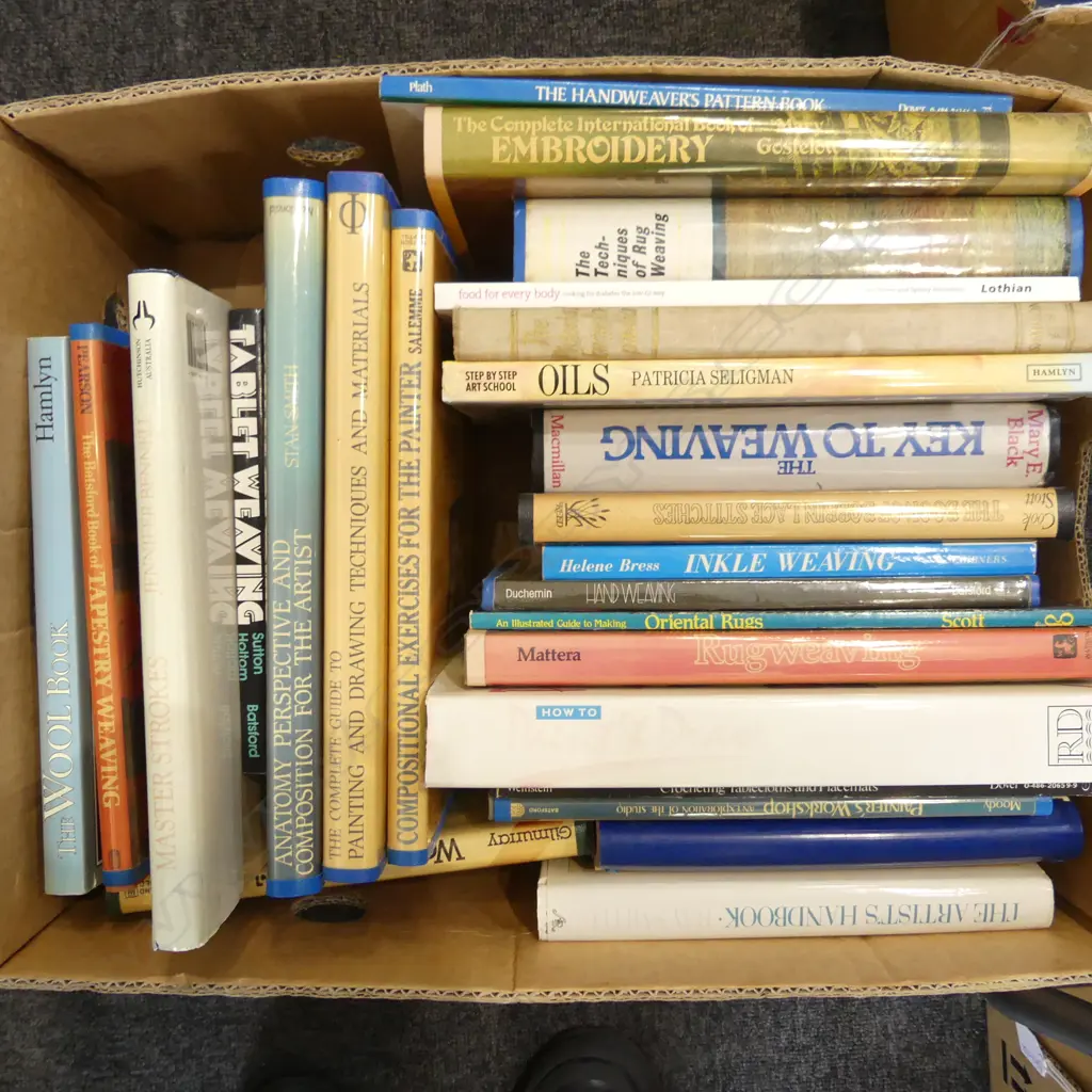 ASST. BOOKS; ARTS, WEAVING ETC Image 1++