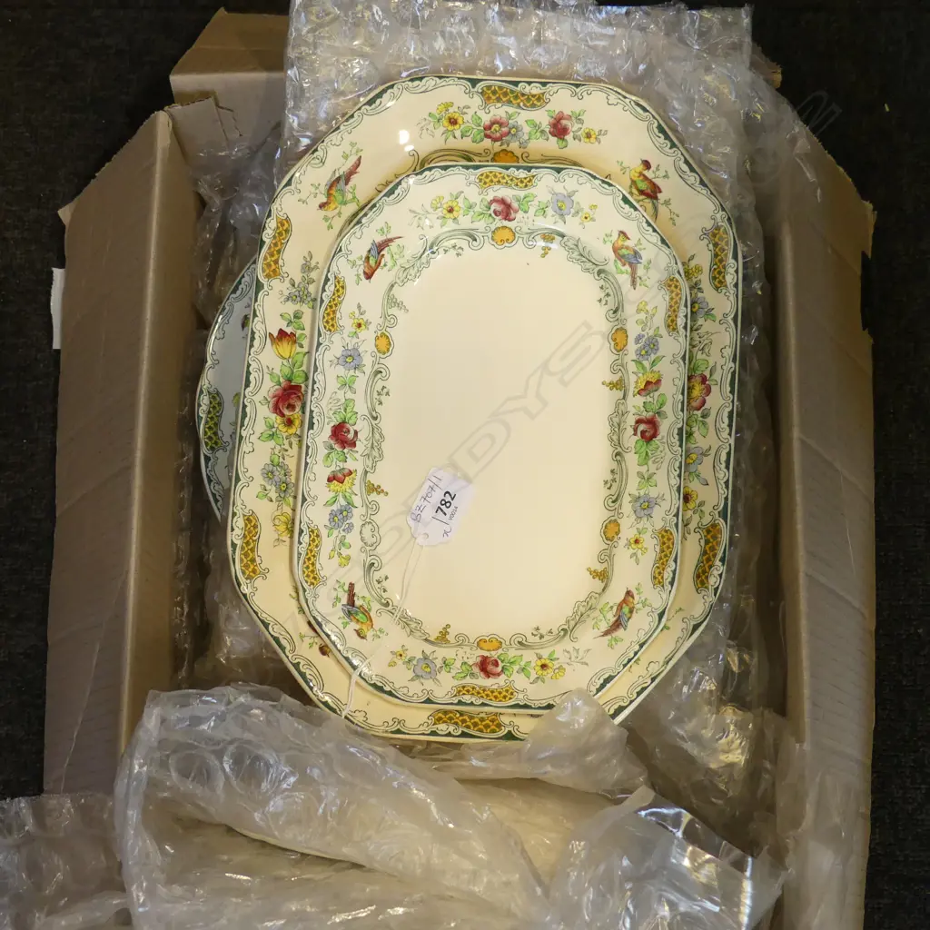 COPELAND SPODE 'THE SONGSTER' PART DINNER SERVICE Image 1++