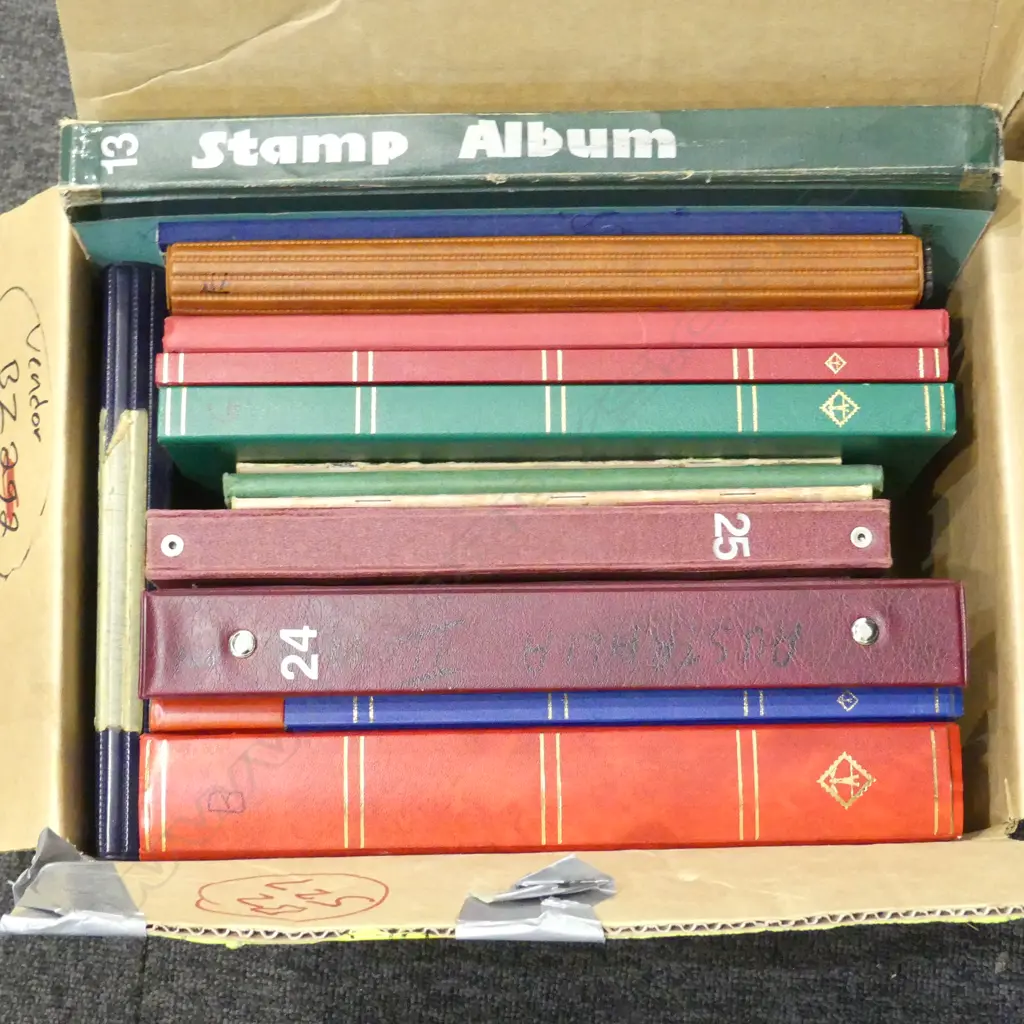 ASST. WORLD STAMP ALBUMS Image 1++
