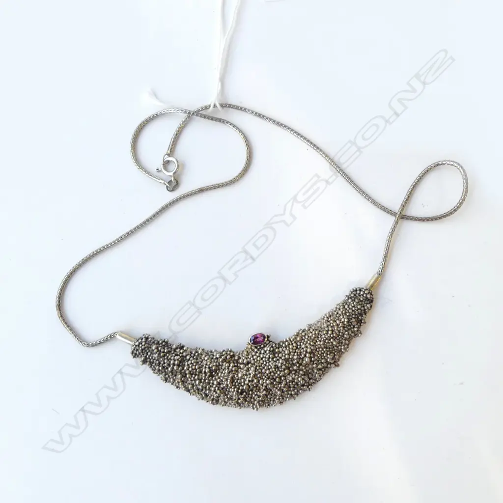 DESIGNER STG SILVER NECKLACE Image 1++