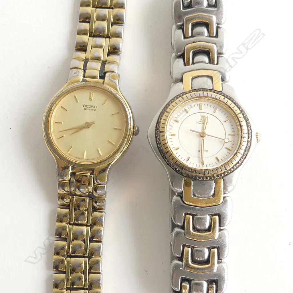 2 LADIES WRIST WATCHES; SEIKO & NOBLIA Image 1++