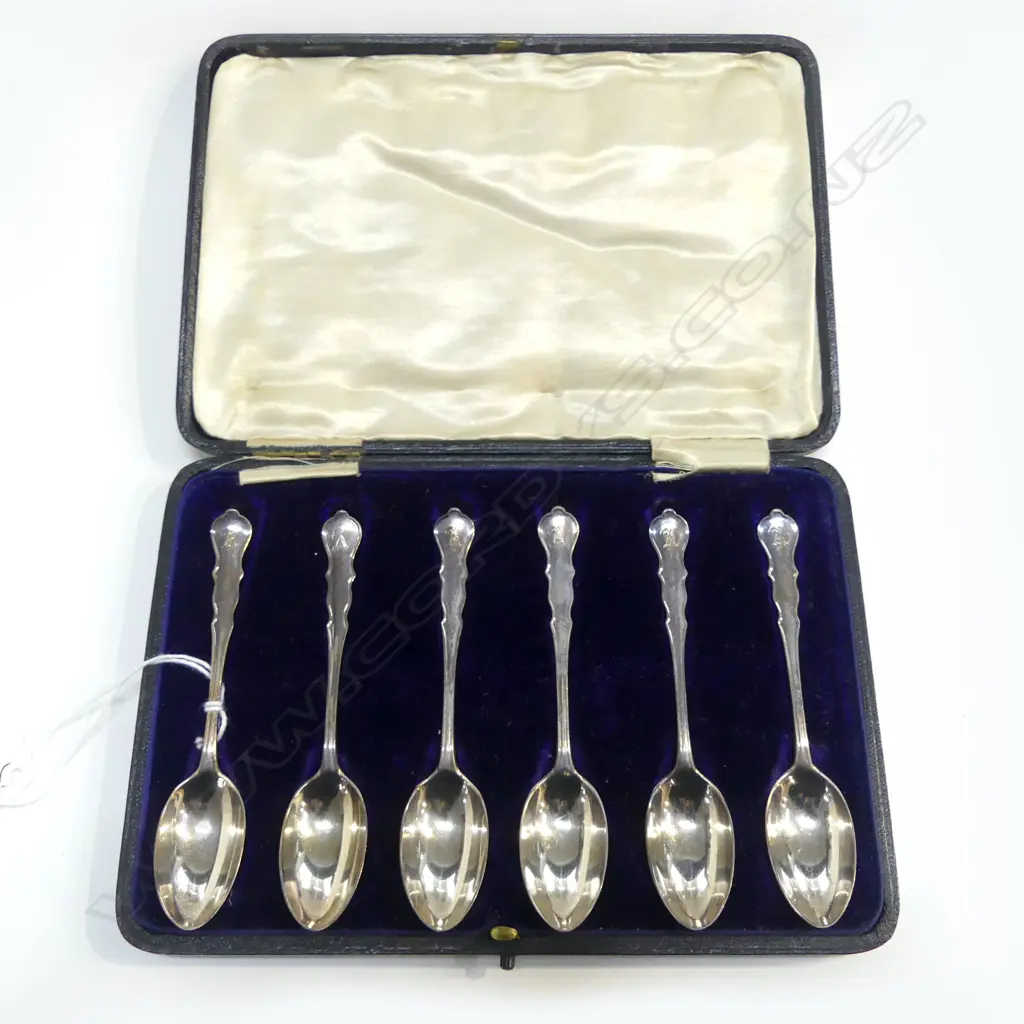 CASED SET S/SILVER COFFEE SPOONS 60G  Image 1++