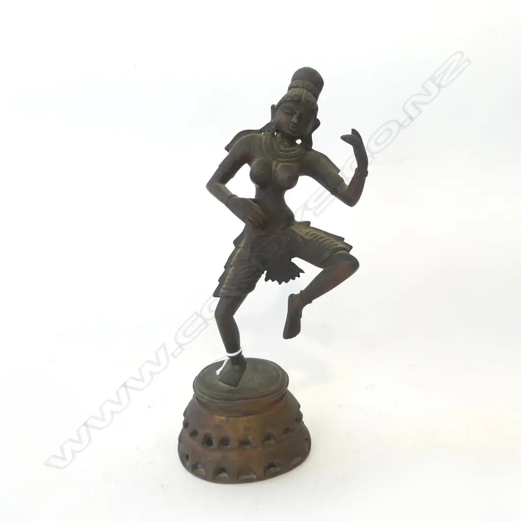 INDIAN BRONZE DANCING FIGURE H.285mm Image 1++