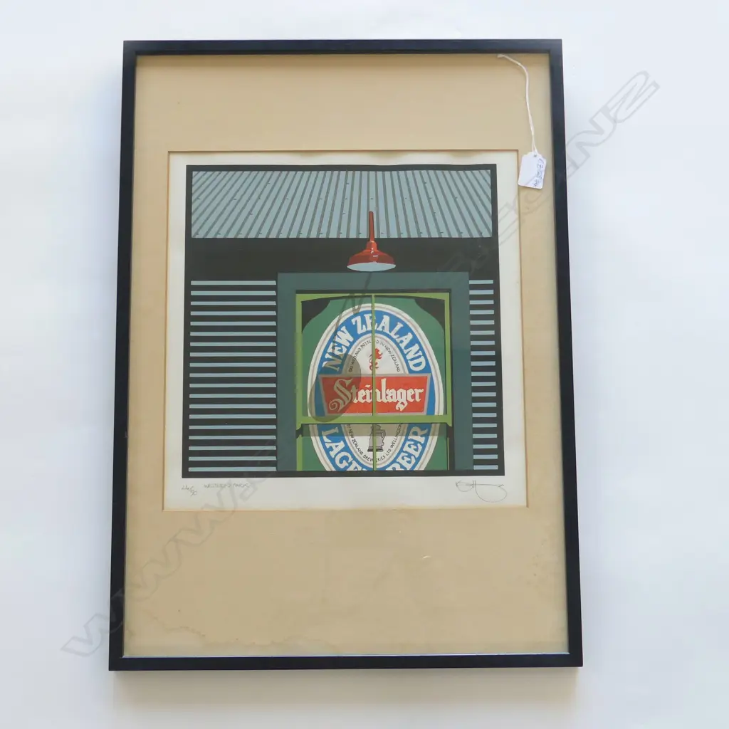 VINTAGE SCREENPRINT 'WESTERN PARK' LTD ED. 24/50 Signed indistinctly 340 x 345mm Image 1++